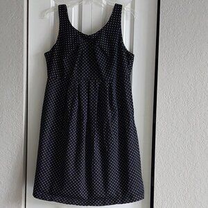 Motherhood Sleeveless Black & White Polka Dots Maternity Dress Size M
